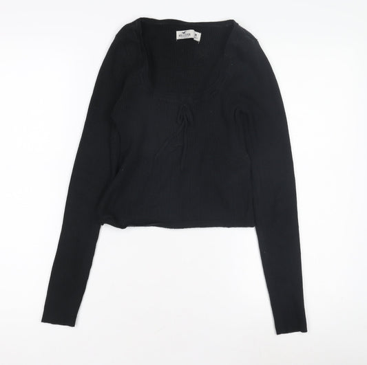 Hollister Women's Black Jumper M