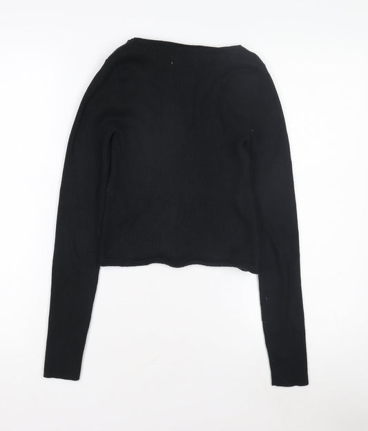 Hollister Women's Black Jumper M