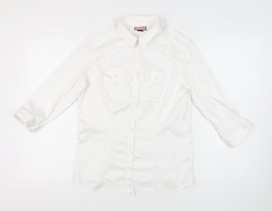 Thomas Pink Women's White Button-Up Shirt