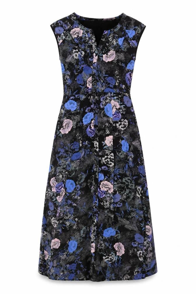 Warehouse Women’s Multicoloured Floral Dress Size 8