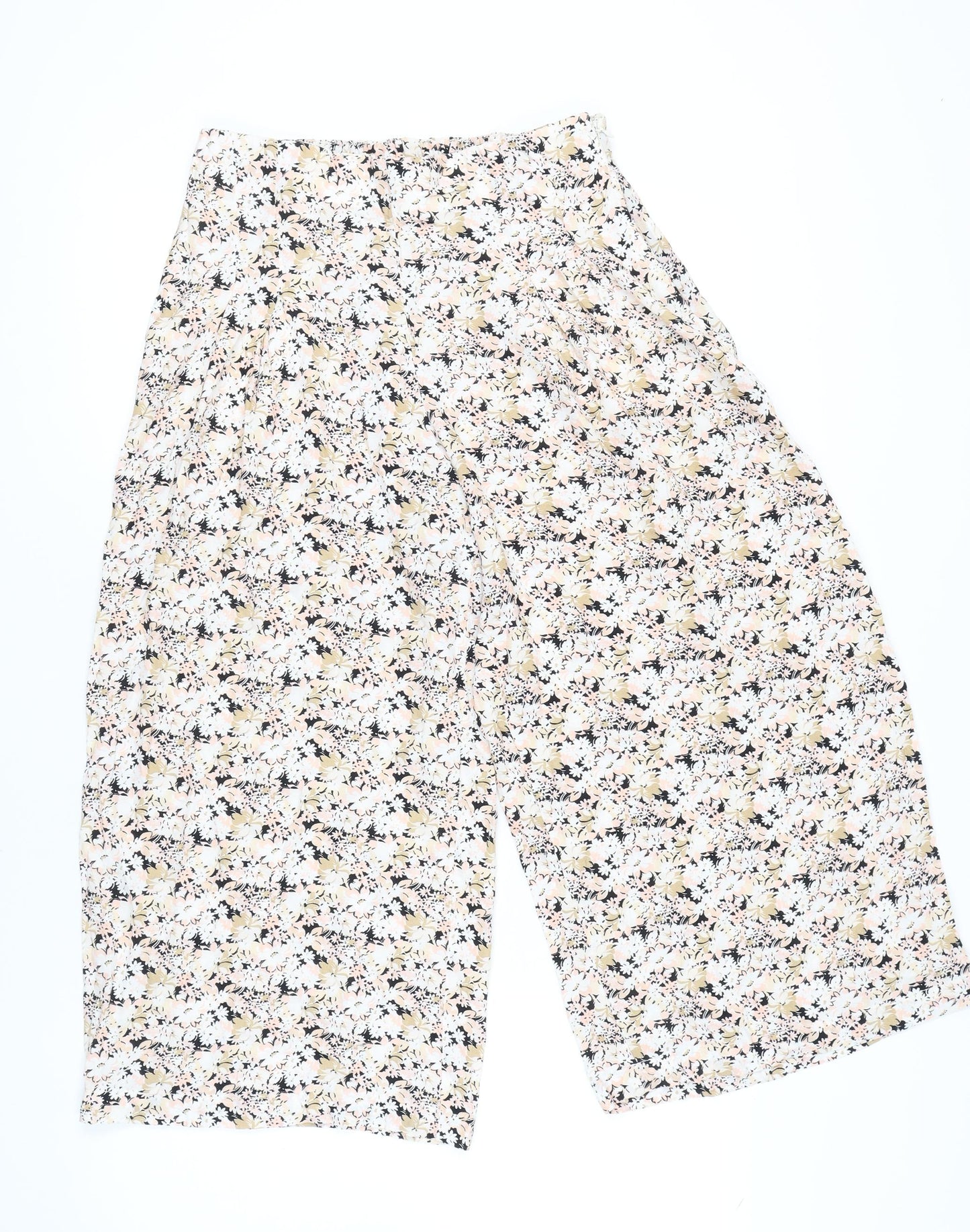 GAP Women's Multicoloured Floral Cropped Trousers Size 8