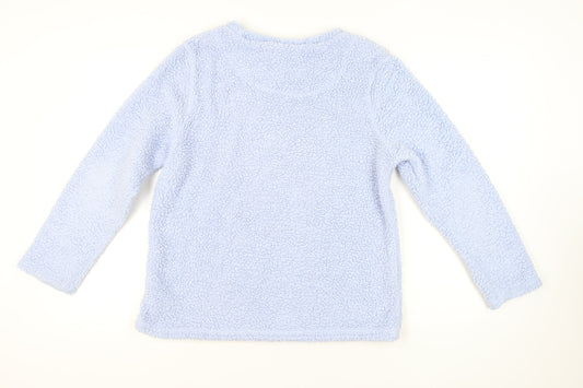 Sesame Street Women's Blue Fleece Jumper - Size 12-14