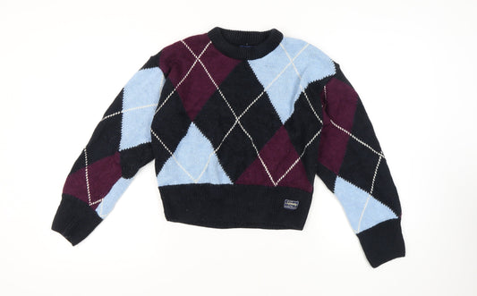 Superdry Women's Multicoloured Pullover Jumper, Size 14