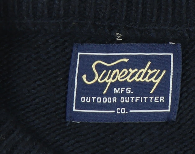 Superdry Women's Multicoloured Pullover Jumper, Size 14