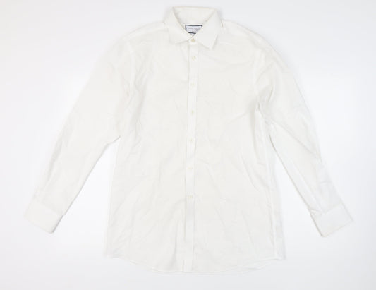 Charles Tyrwhitt Men's White Dress Shirt Extra-Slim Fit