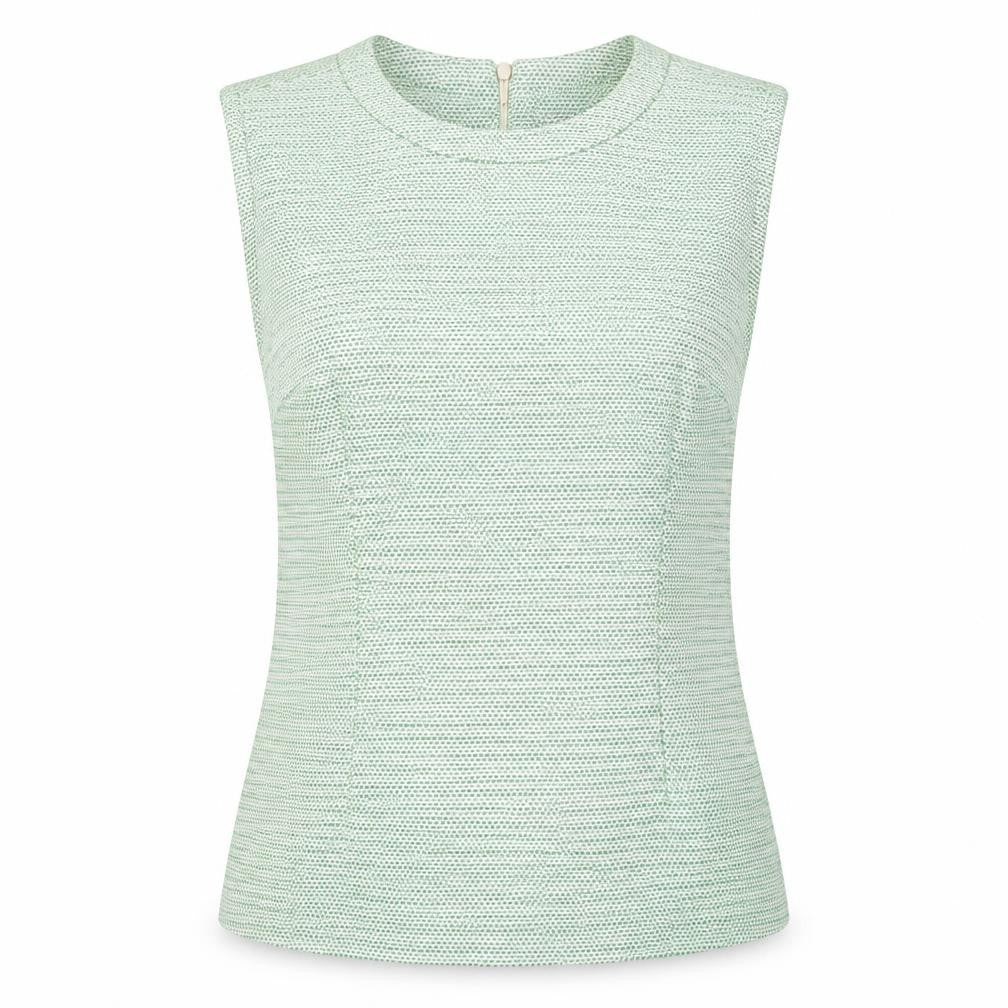 Womens UK Size 12 Kew 159 Green Acrylic Blend Blouse