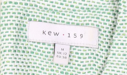 Kew 159 Women's Green Blouse Size 12 Sleeveless Elegant Casual