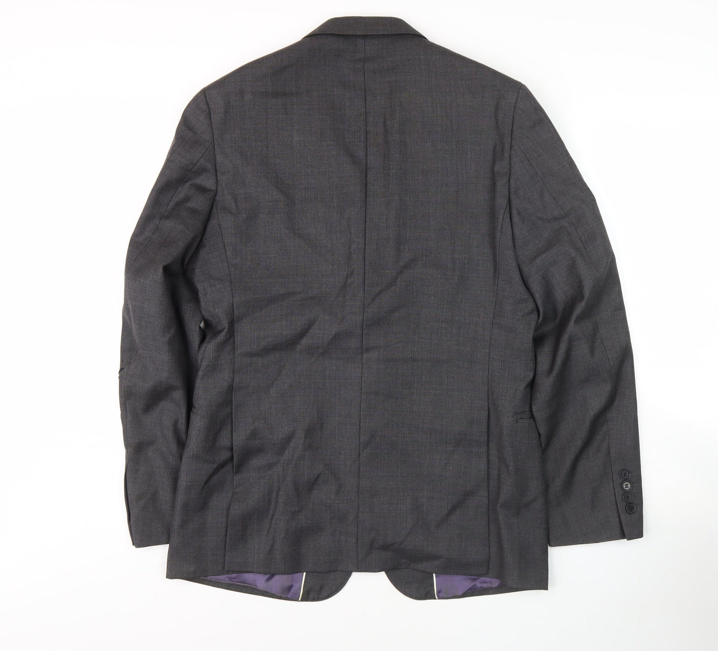 Richard James Men's Grey Wool Blazer Size 40 Regular