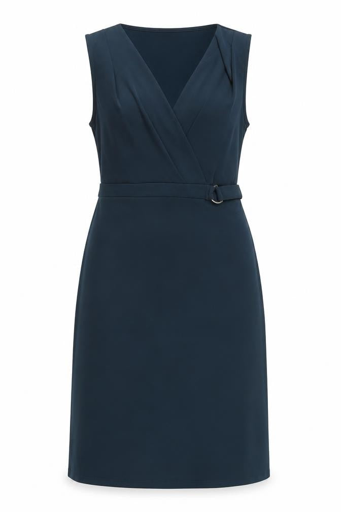 H&M Women's Blue Sleeveless Sheath Dress M