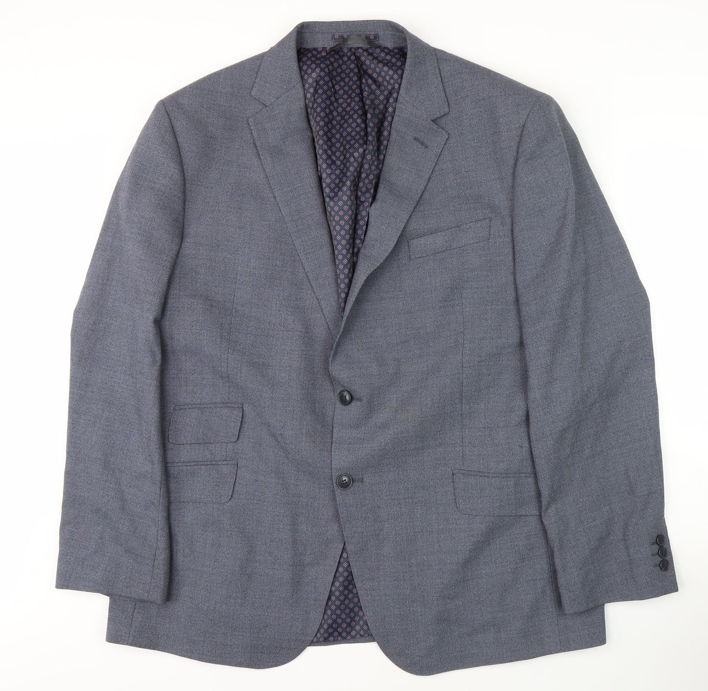 Marks and Spencer Grey Blazer Men's Size 46 Regular Fit