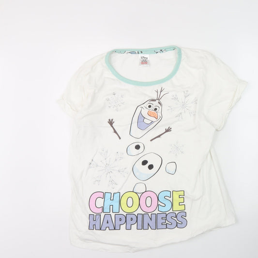 Disney Frozen Nightshirt Women White Size 16-18