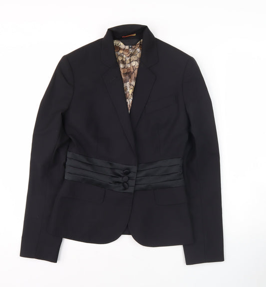 Paul Smith Women's Black Tuxedo Jacket Size 10
