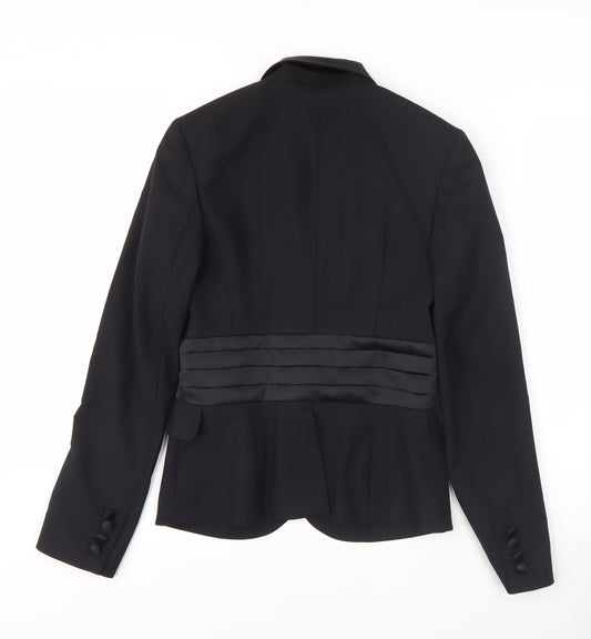 Paul Smith Women's Black Tuxedo Jacket Size 10