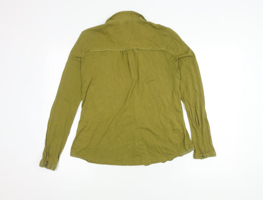 Sea Salt Women's Green Button-Up Shirt UK 12