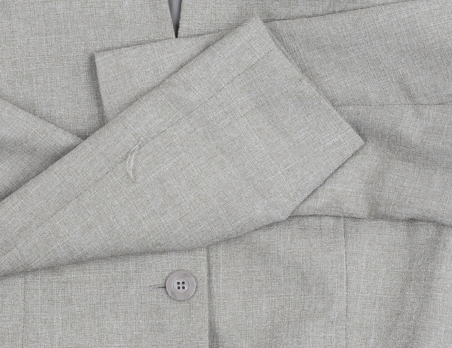 Wardrobe Women's Grey Suit Jacket Size 14, Classic Fit