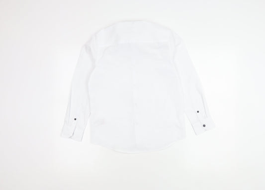 Next Boys White Dress Shirt Trousers Uniform Long Sleeve 10-11Y
