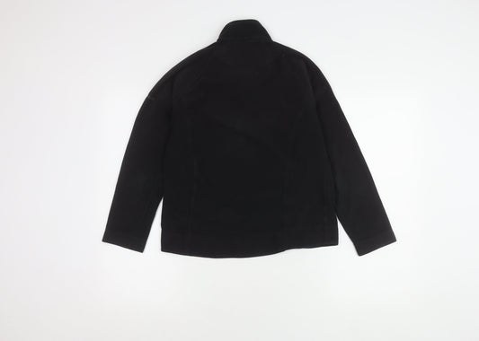 F.lli Campagnolo Boys Black Fleece Pullover Sweatshirt - Size 12