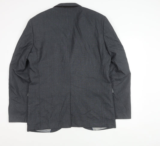 Next Men's Grey Regular Fit Blazer 42L