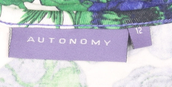Autonomy Women's Multicoloured Floral Top Size 12