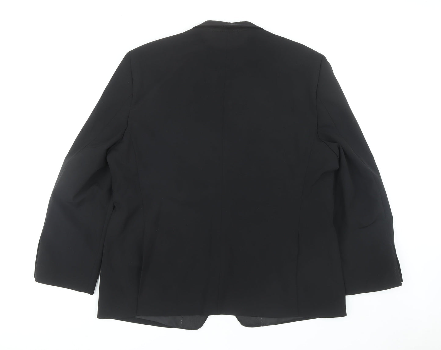 FELLINI TAILORED Men's Black Tuxedo Blazer 48 S