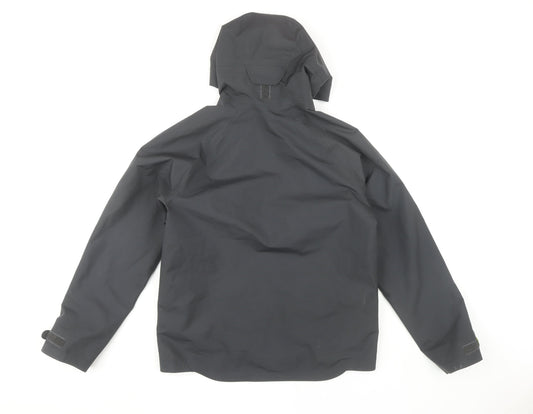 Decathlon Teens Grey Waterproof Lightweight Jacket