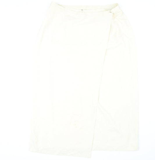 Julieann Heath Women’s Ivory Long Wrap Skirt