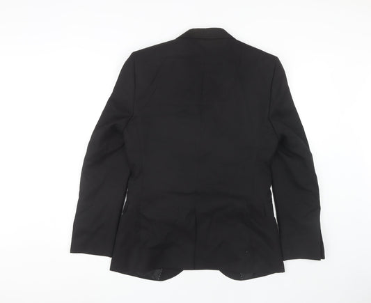 Moss London Black Slim Fit Blazer Men's 36
