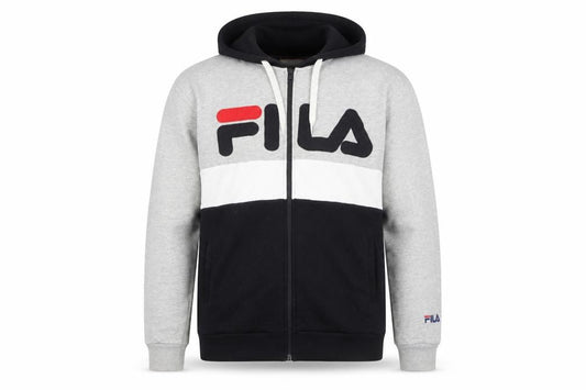 Mens UK M Regular FILA Multicoloured Full Zip Hoodie