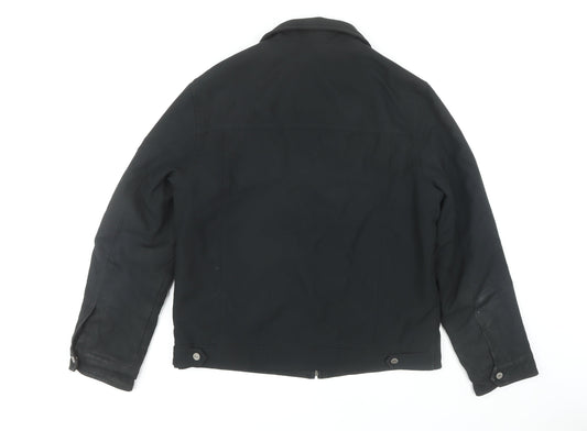 Guess Men's Black Basic Jacket Size M