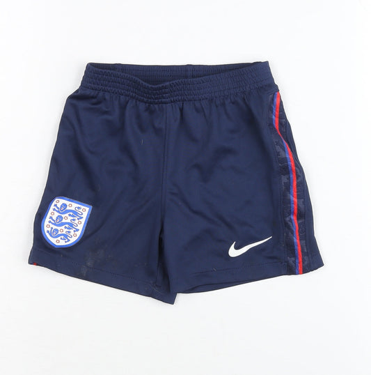 Nike Unisex Baby Blue Activewear Shorts 18-24 Months