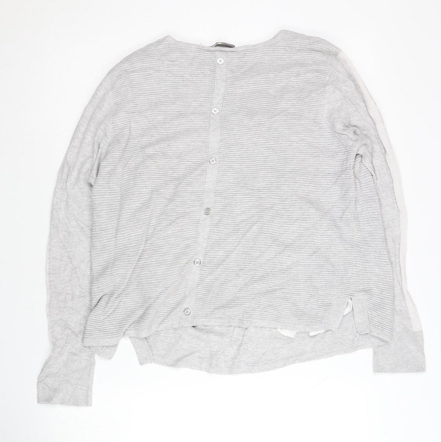 Mint Velvet Women's Grey Striped Cardigan Size 16