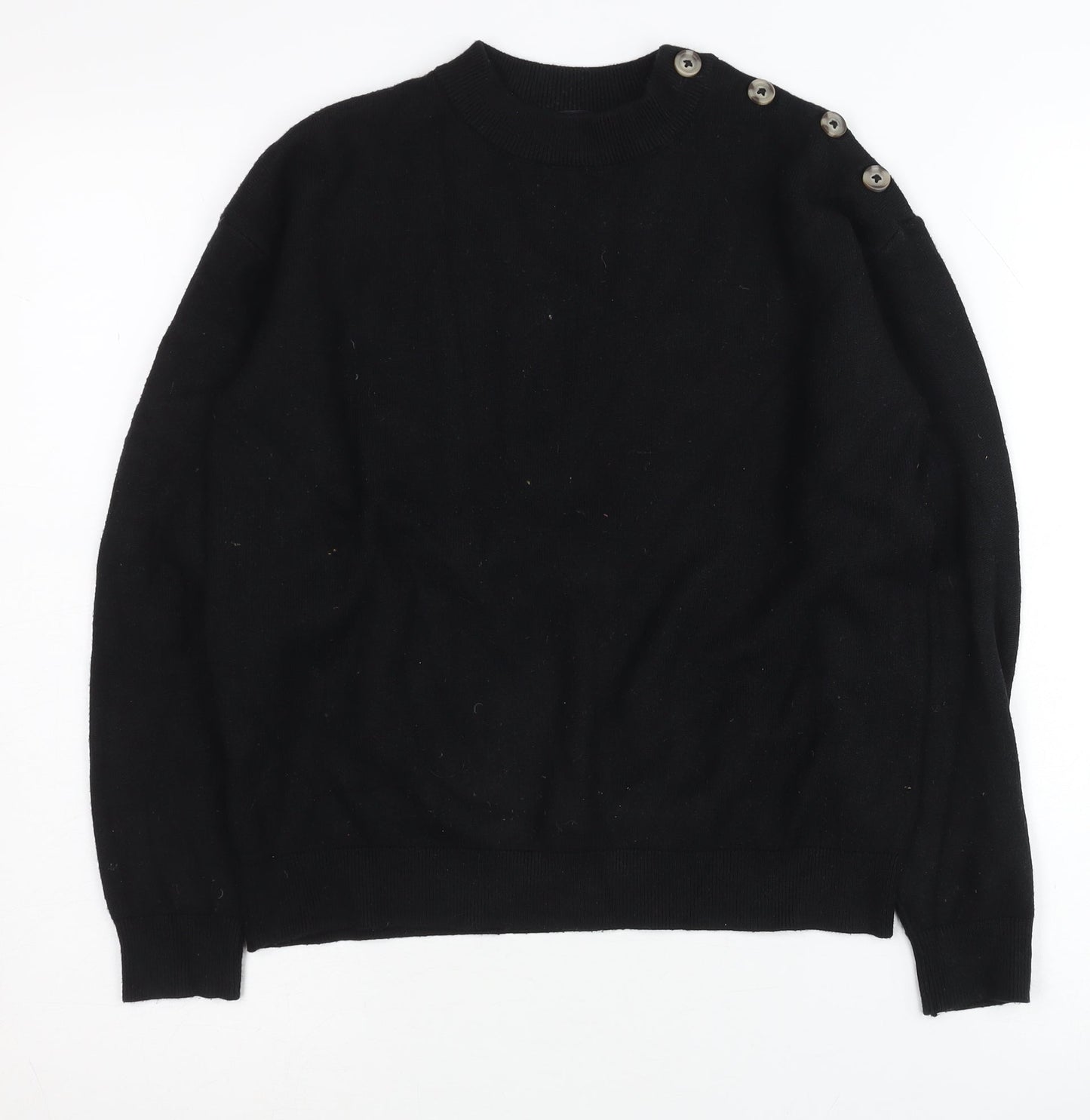 Marks and Spencer Women's Black Pullover Jumper Size S