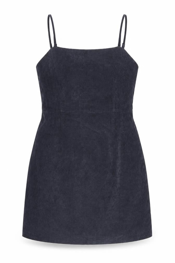Front view of Cooperative Women's Black Slip Dress, size L
