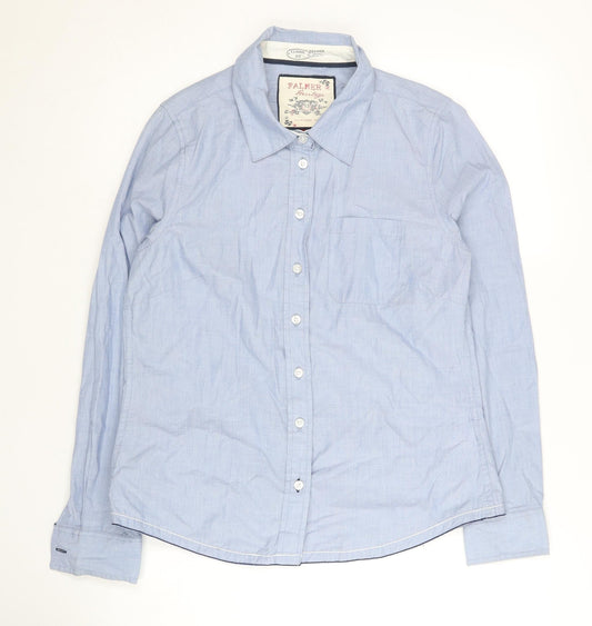 Falmer Women's Blue Button-Up Shirt Size 14