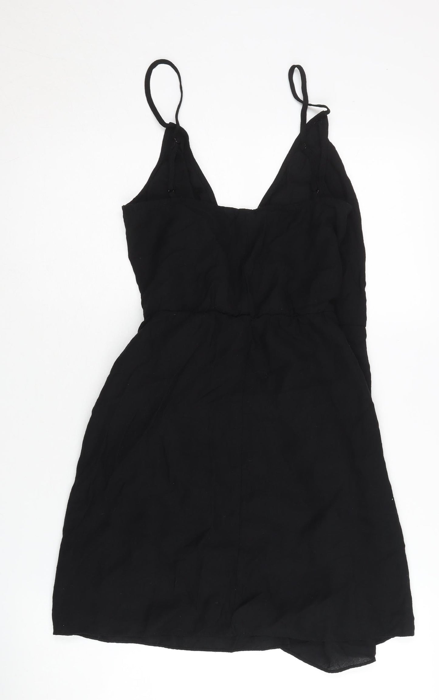 H&M Women's Black Wrap Camisole Top, Size S