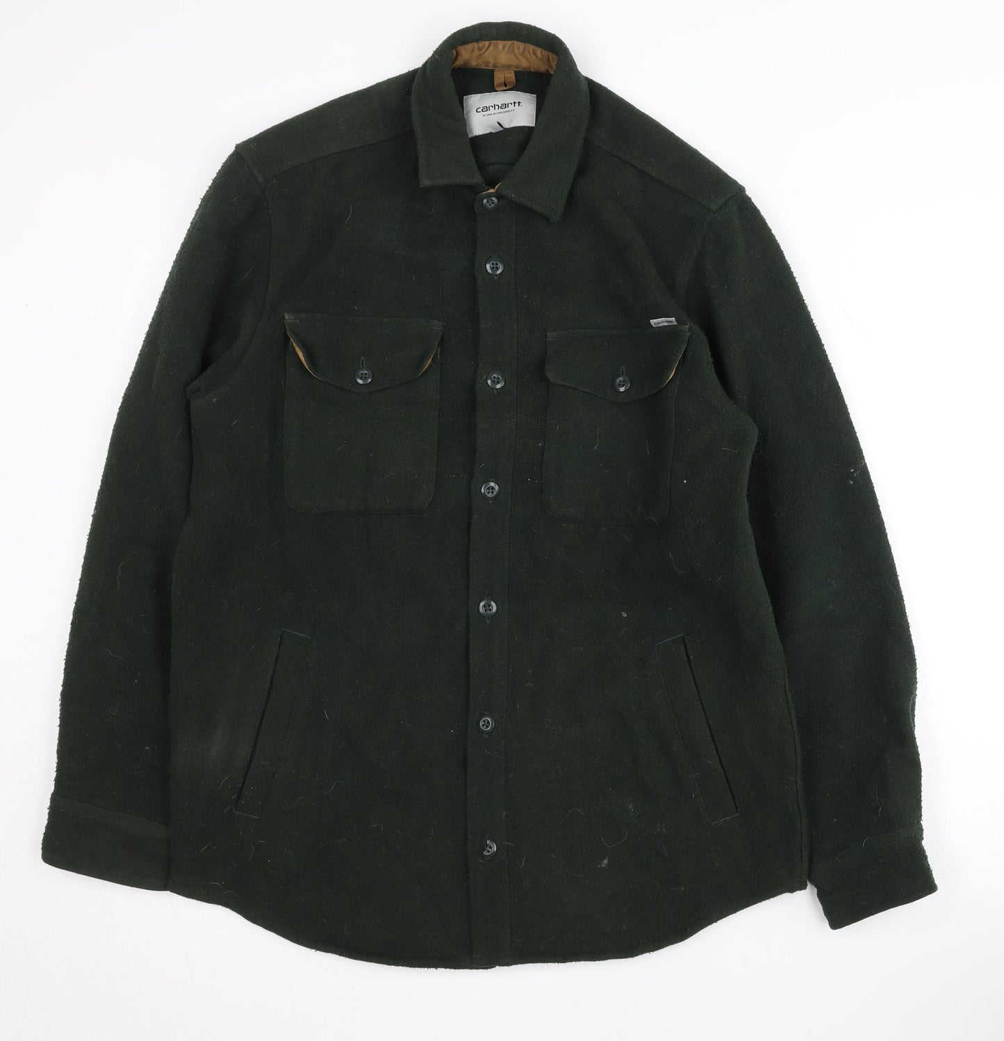 Carhartt Men's Green Wool Jacket - Size S