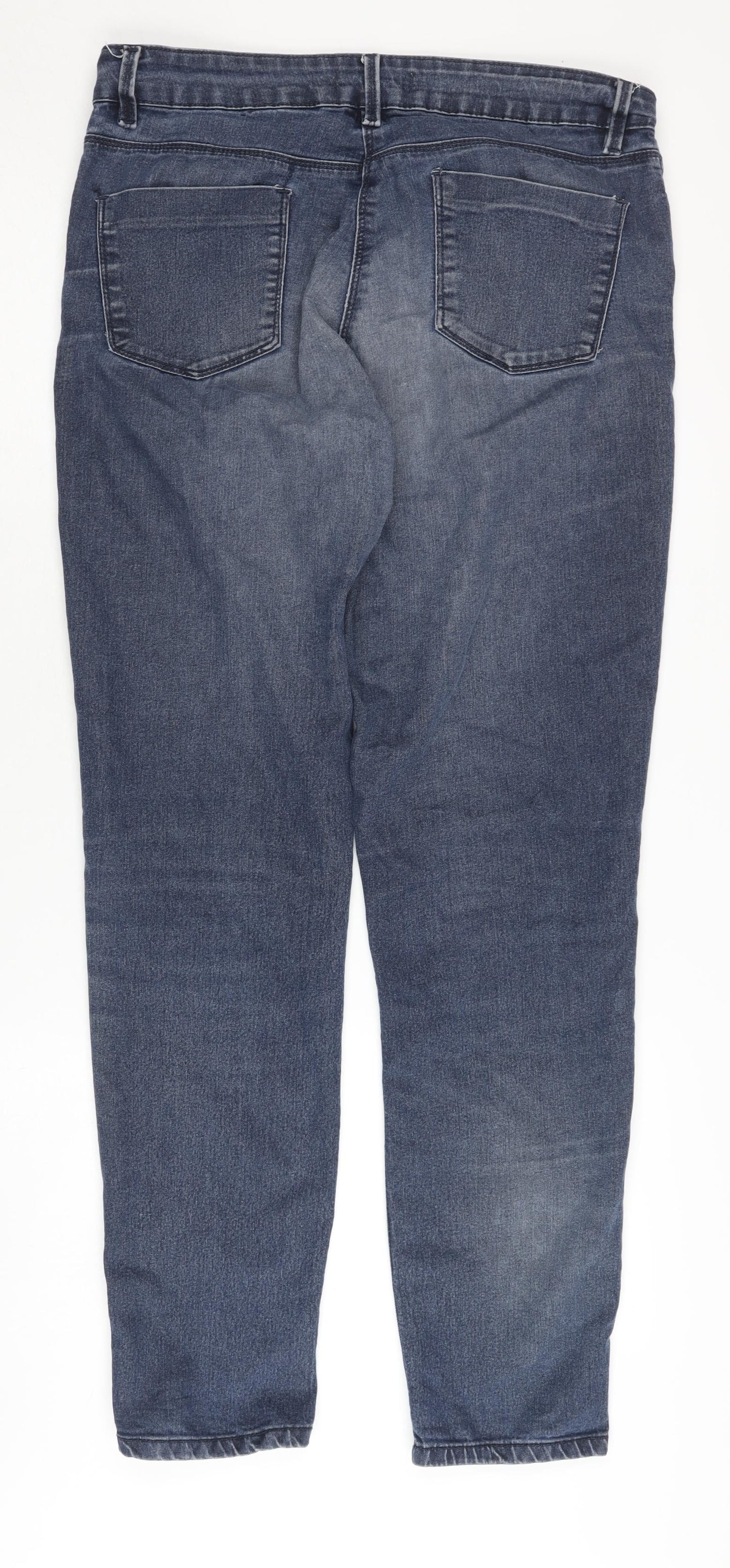 Papaya Women's Blue Straight Jeans Size 14