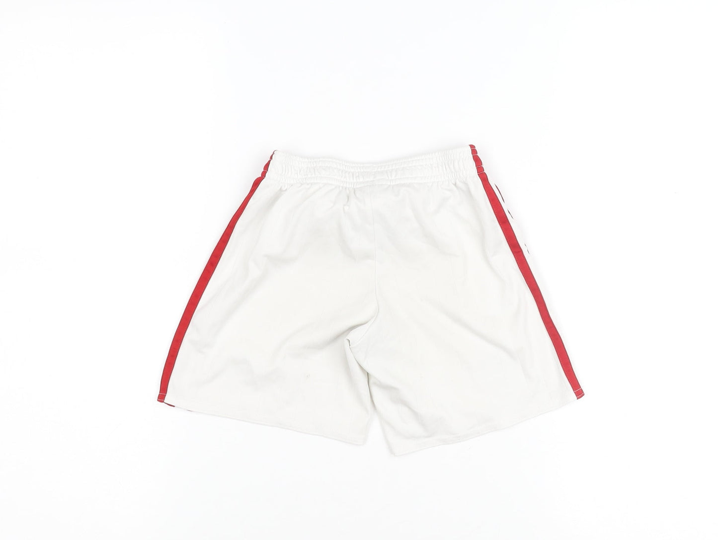 Adidas Boys White Football Sports Shorts Size 8
