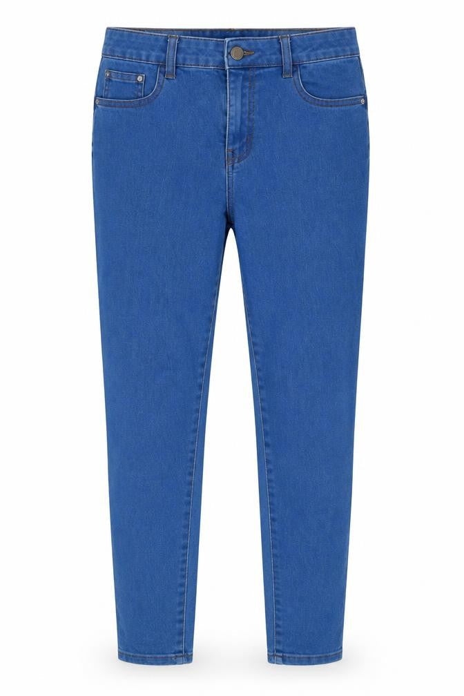 Front view of Denim Co Women's Blue Skinny Jeans, size 10, - Excellent Condition