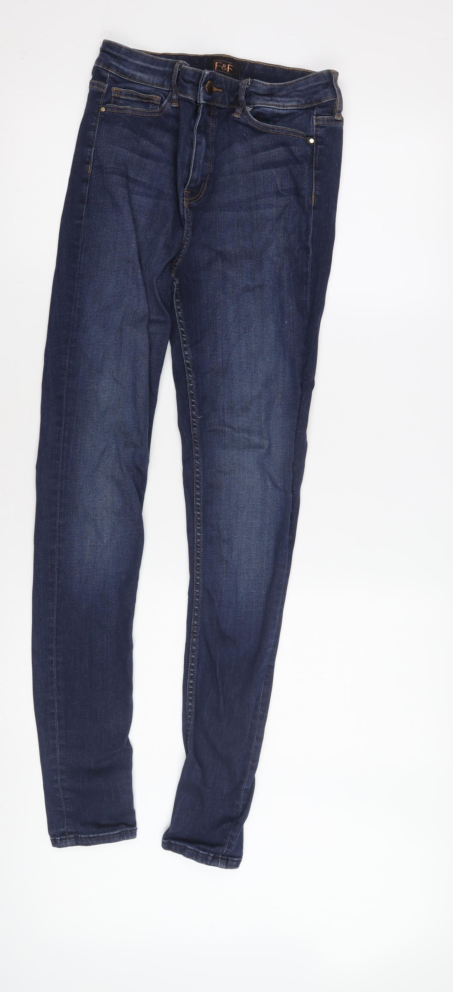 F&F Women's Blue Skinny Jeans Size 6