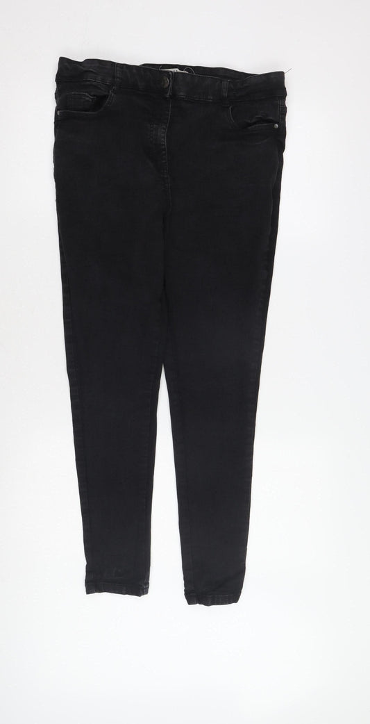 Yours Women's Black Skinny Jeans Size 18