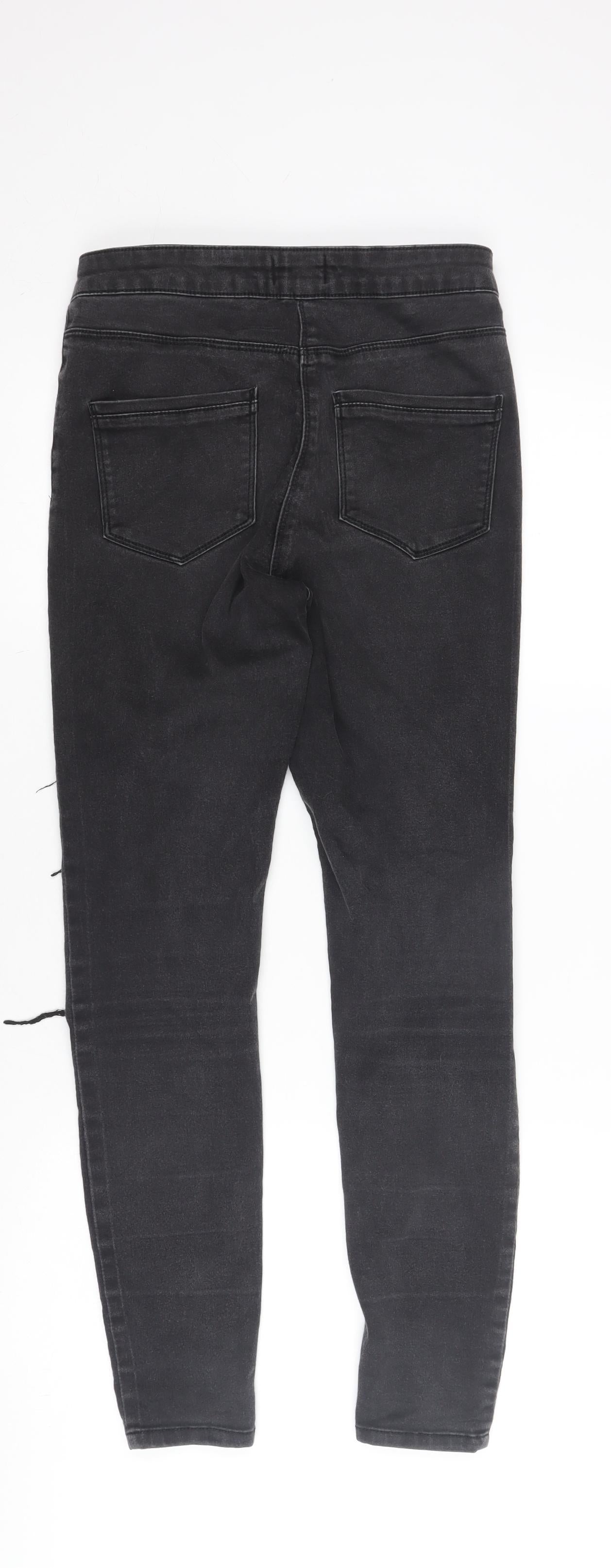 Denim Women's Black Distressed Skinny Jeans Size 10