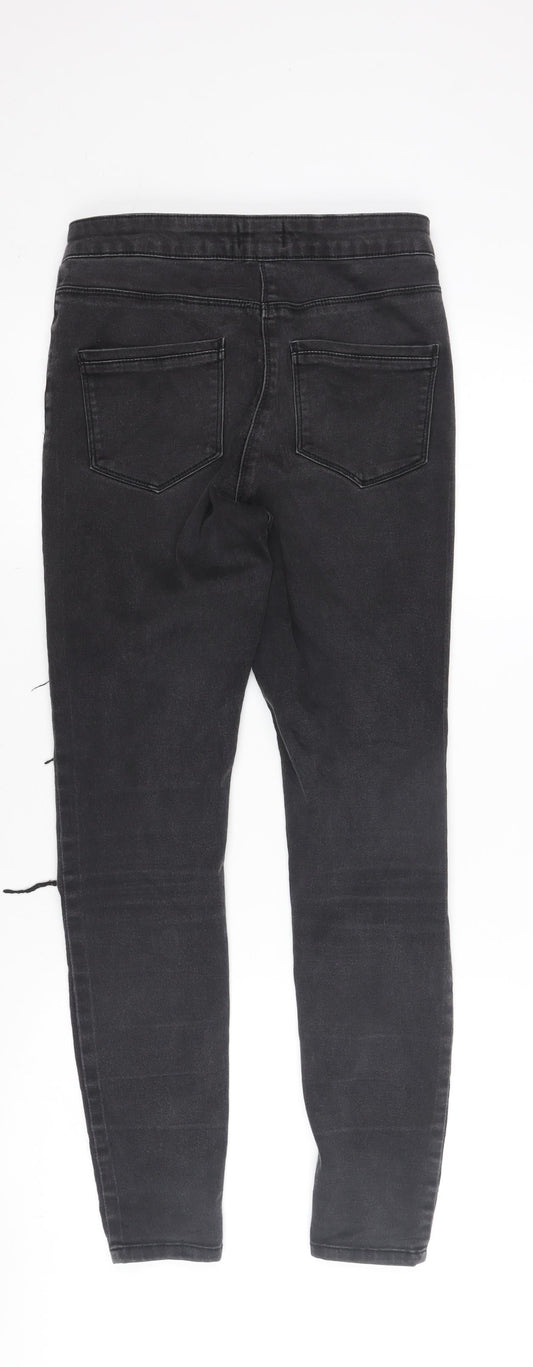Denim Women's Black Distressed Skinny Jeans Size 10