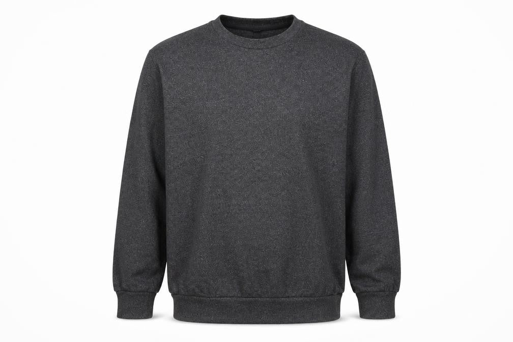 Uniqlo Men's XL Grey Long Sleeve Crew Neck T-Shirt