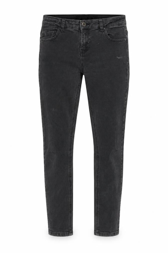 Front view of Denim Co. Women's Black Skinny Jeans, size 12