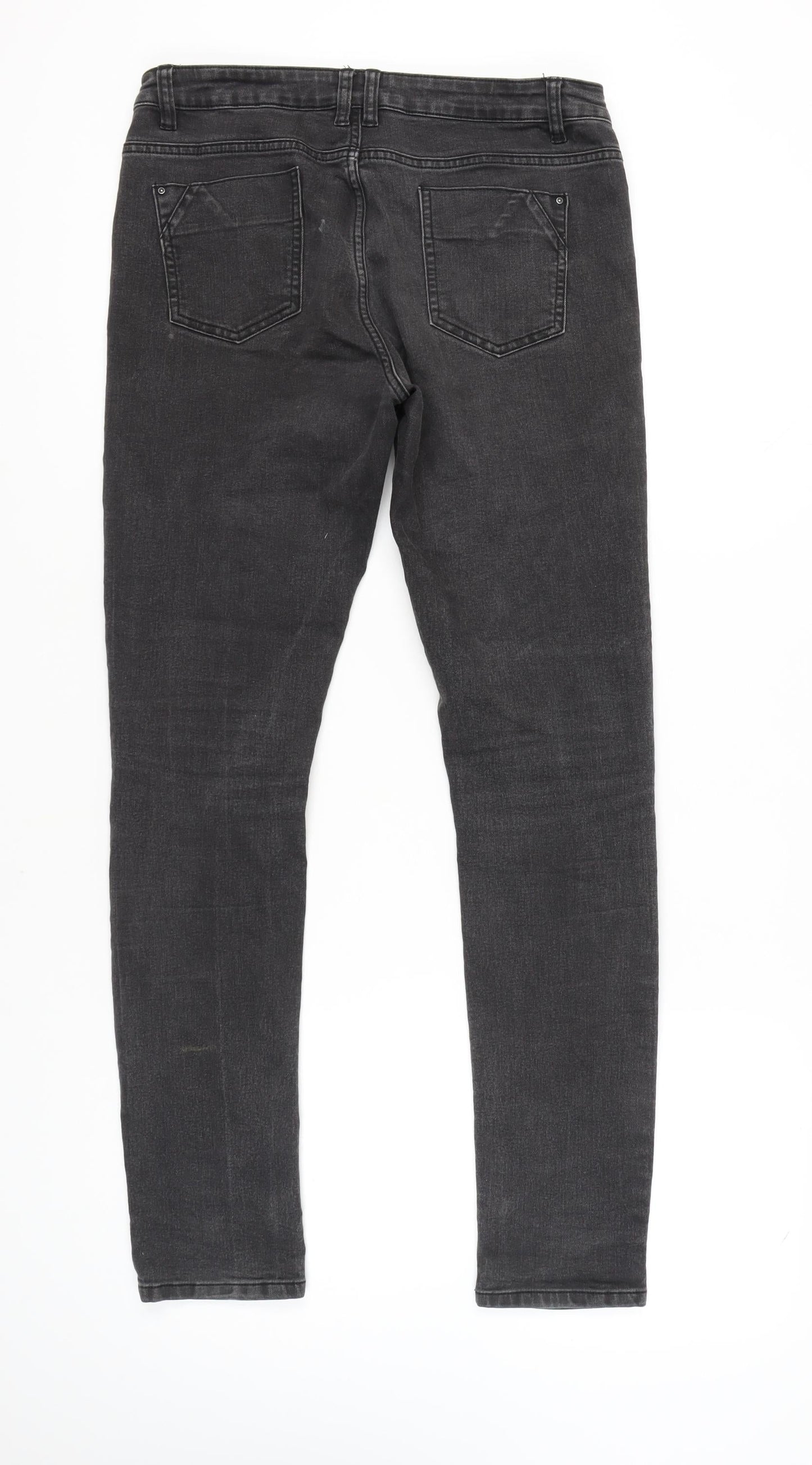 Denim Co. Women's Black Skinny Jeans Size 12
