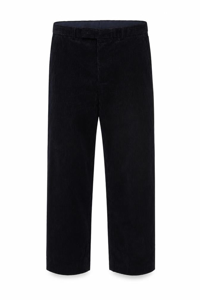 Greenwoods Men's Black Corduroy Trousers
