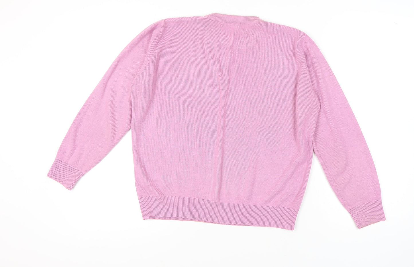 Berketex Women's Pink Knit Pullover Jumper Size 10