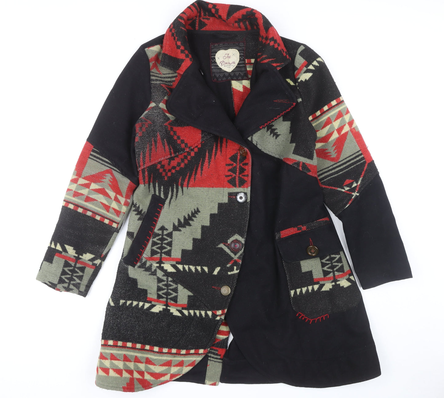 Joe Browns Women's Geometric Mid-Length Coat