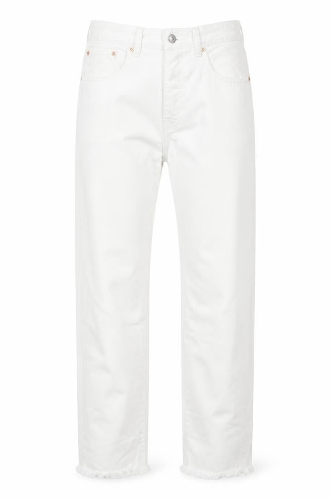 MNG Women's White Straight Jeans Size 8